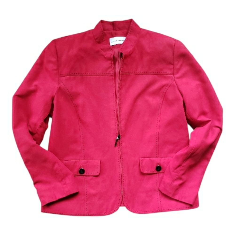 Alfred Dunner Red/ Fuchsia Blazer